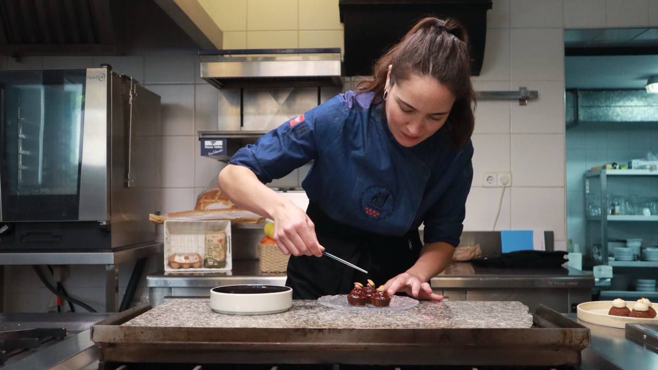 Claudia Covarrubias, pastelera revelación en Madrid Fusión