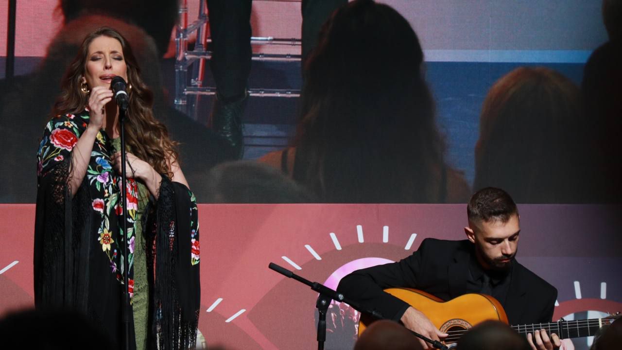 La cantaora Argentina en una actuación en la gala