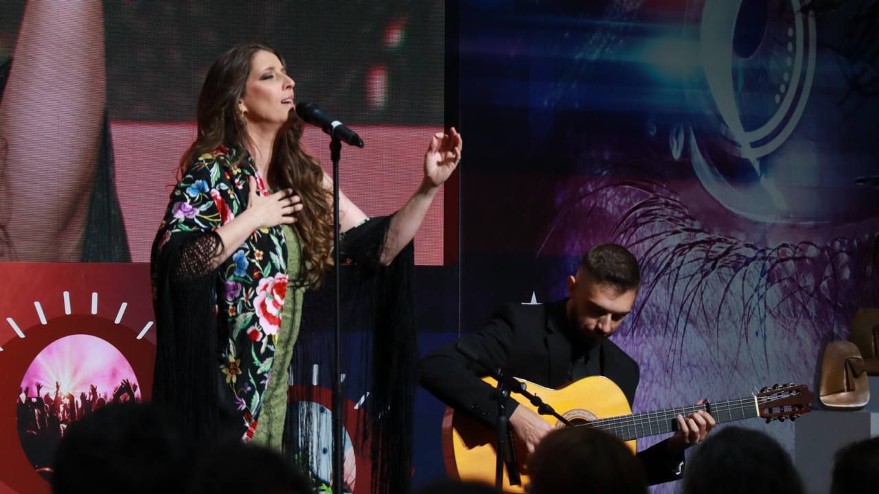 La cantaora Argentina en una actuación en la gala