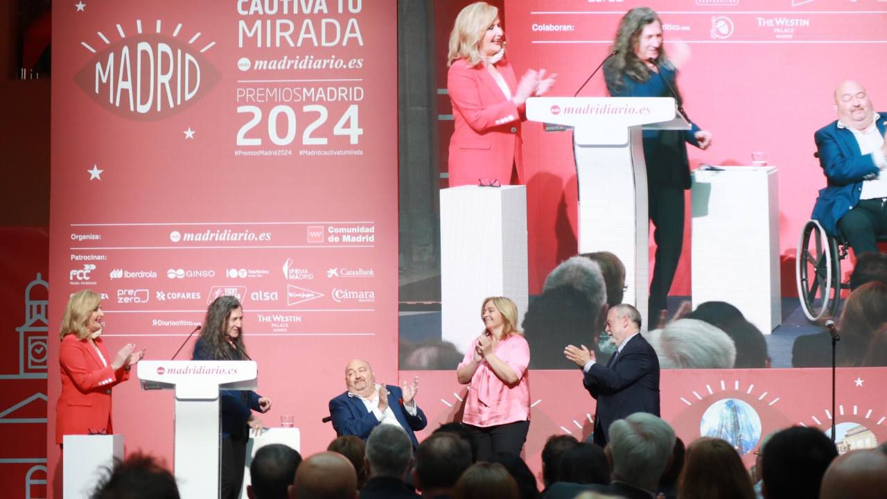 Jorge Pardo, premio Iniciativa Artística, tras recoger el premio