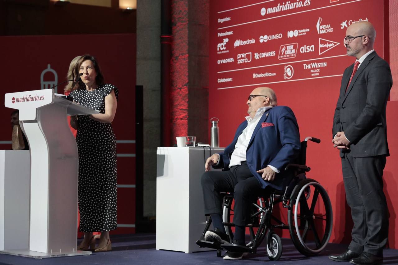 Margarita Robles, Constantino Mediavilla y Francisco Martín