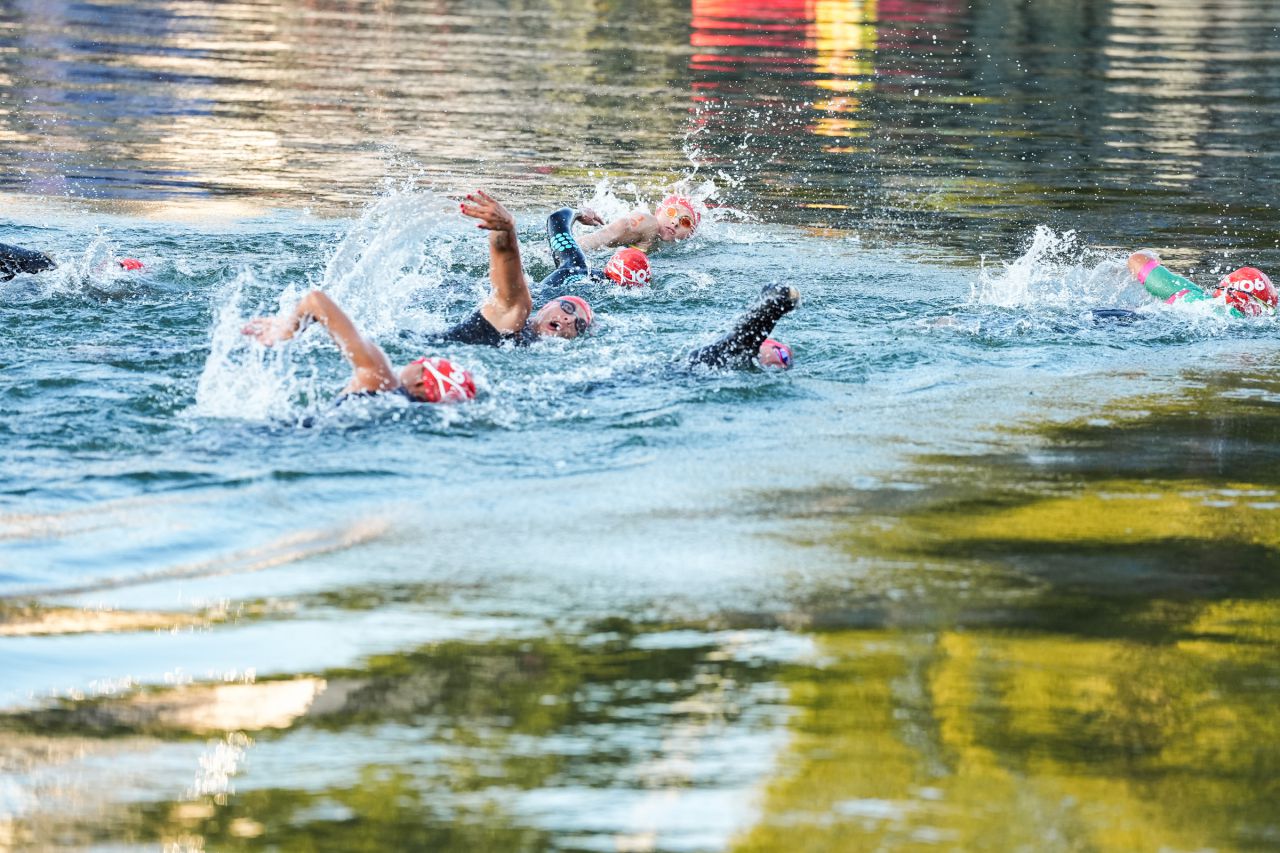 Eva Moral en la final de PTWC Triatlón