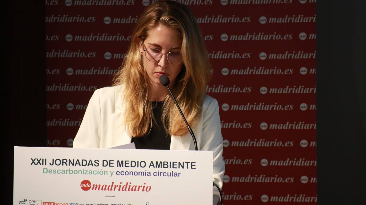 Cristina Aparicio, directora general de Transición Energética y Economía Circular de la Comunidad de Madrid