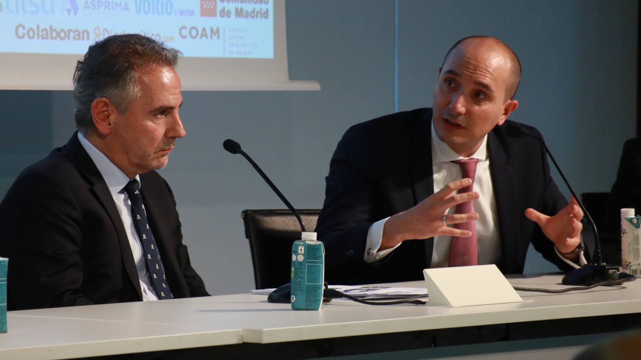 Íñigo Sanz, consejero delegado de FCC Servicios Medio Ambiente Holding; Gonzalo Cañete, CEO de PreZero