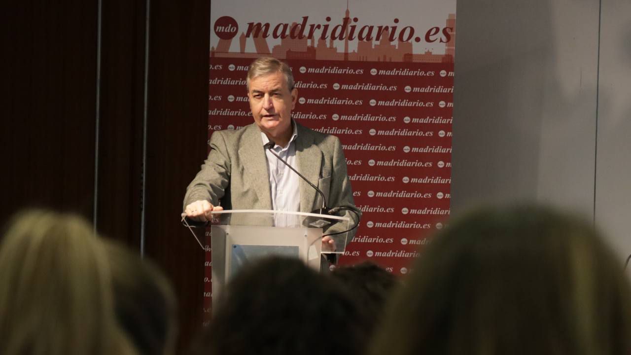 Sigfrido Herráez, decano del Colegio Oficial de Arquitectos de Madrid, en la III Jornada de Salud