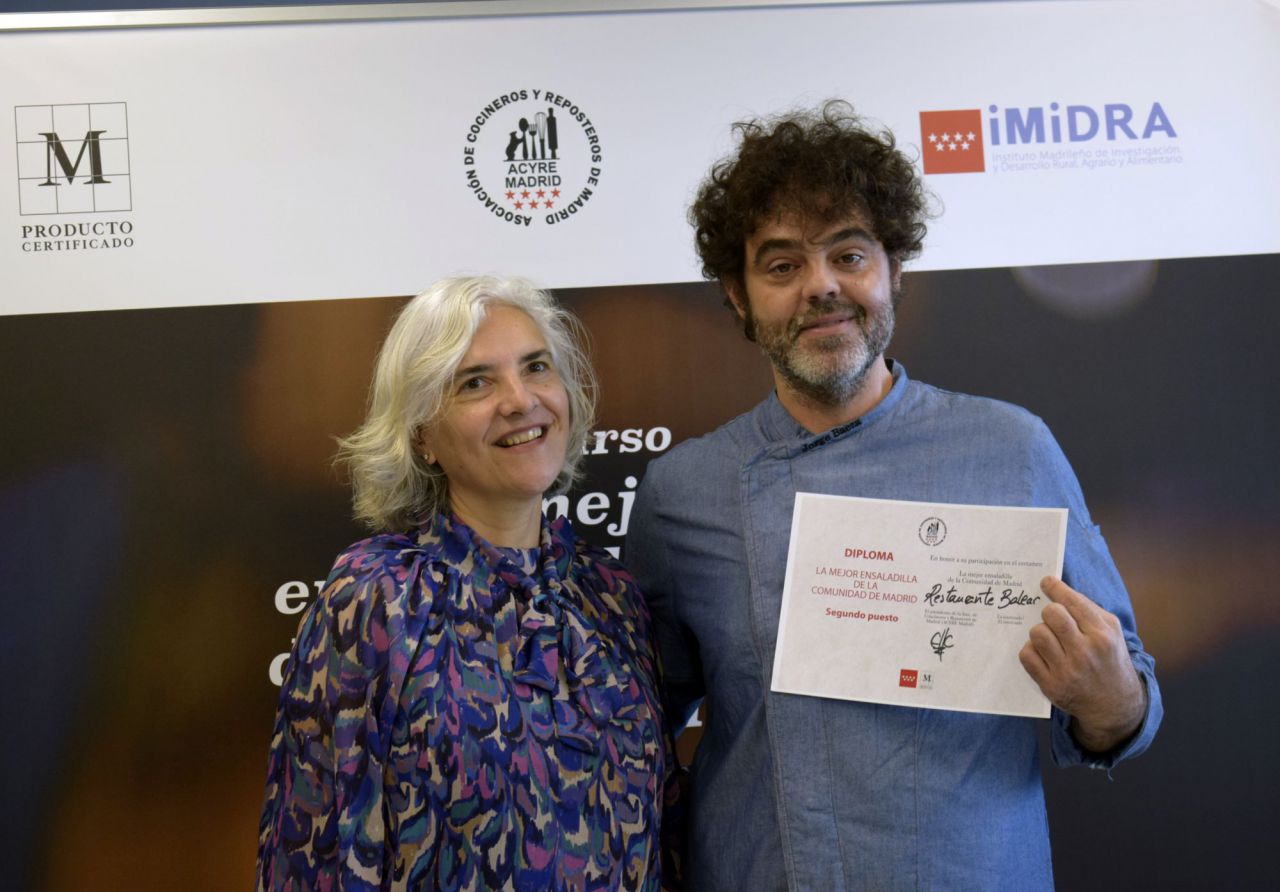 Jorge Baeza Manzaneque, del restaurante Balear de Valdebebas, segundo premio 