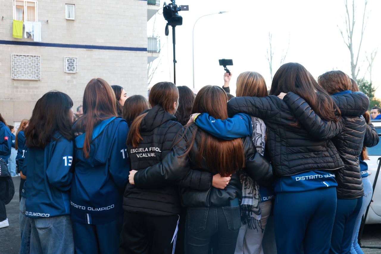Celebración en el Club de Baloncesto Distrito Olímpico de Madrid