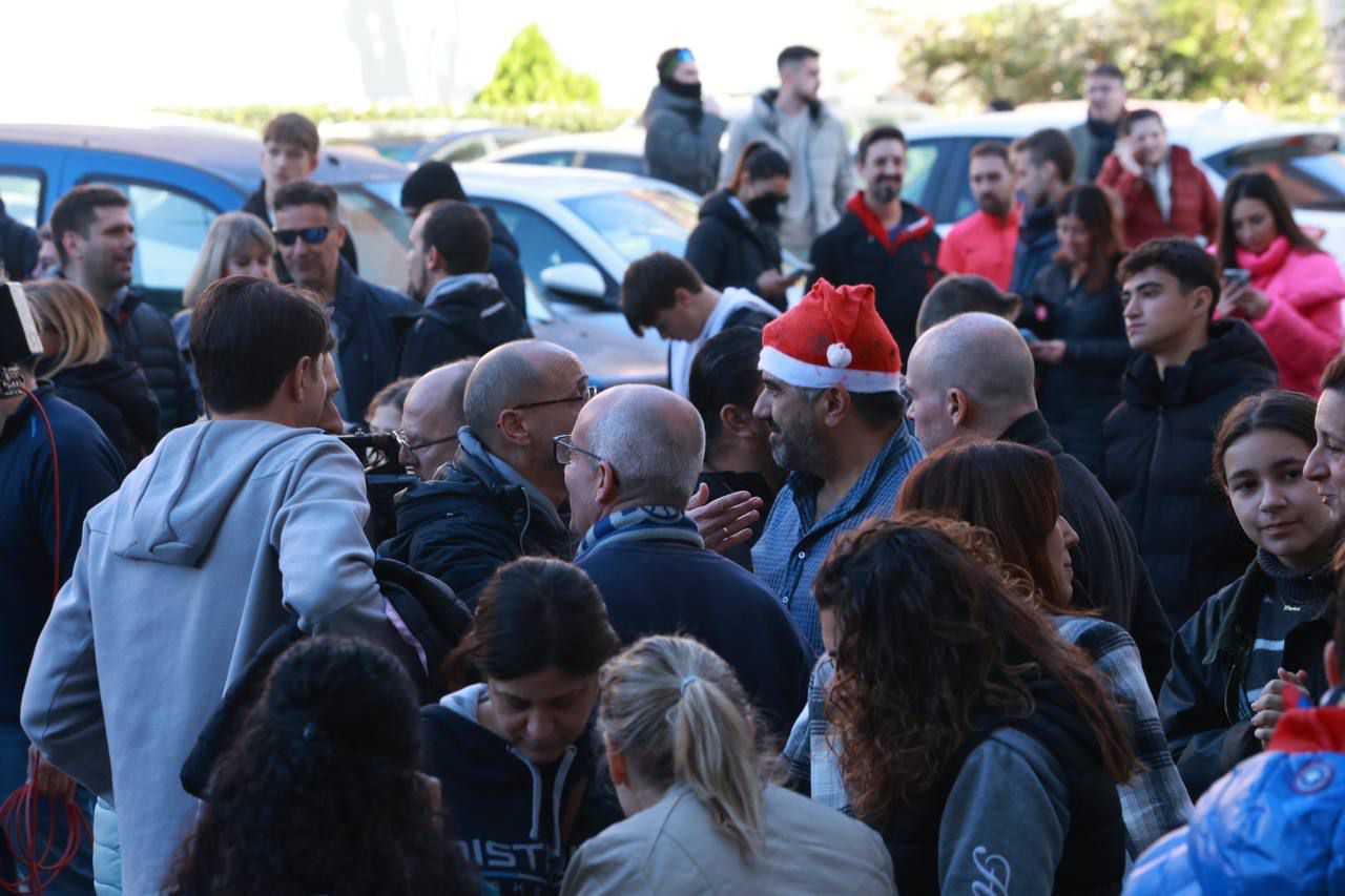 Celebración en el Club de Baloncesto Distrito Olímpico de Madrid