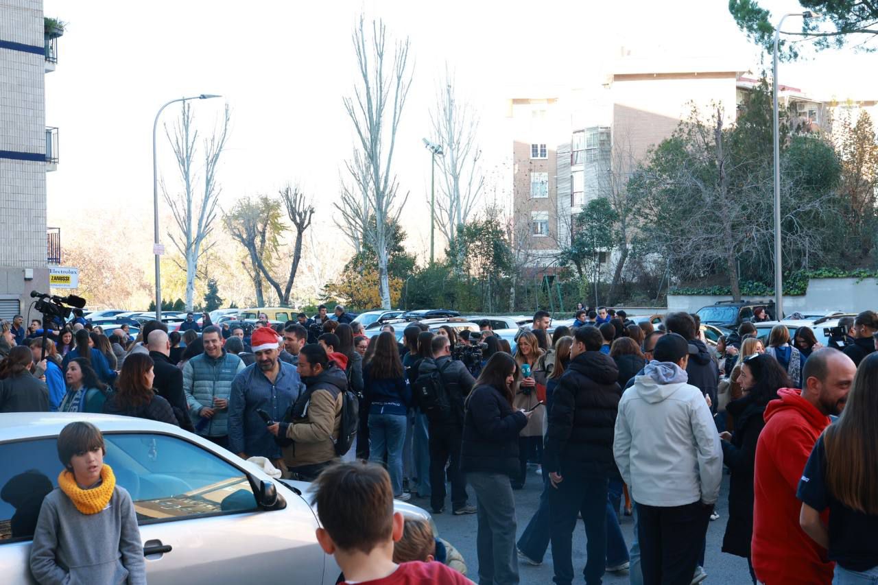 Celebración en el Club de Baloncesto Distrito Olímpico de Madrid