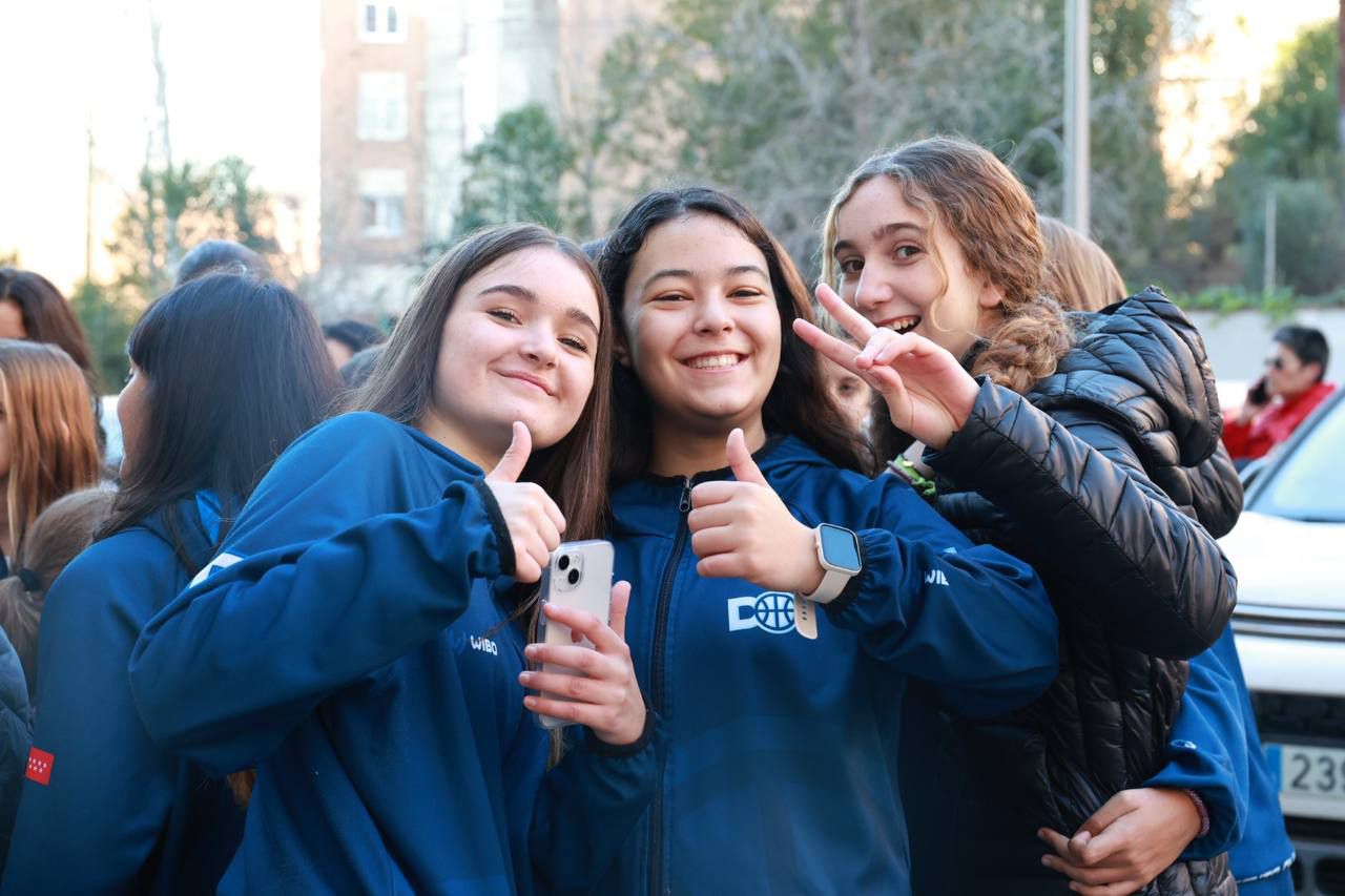 Celebración en el Club de Baloncesto Distrito Olímpico de Madrid