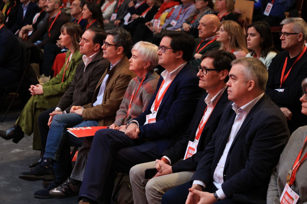 Óscar López, Félix Bolaños, Santos Cerdán, Isaura Leal, Salvador Illa