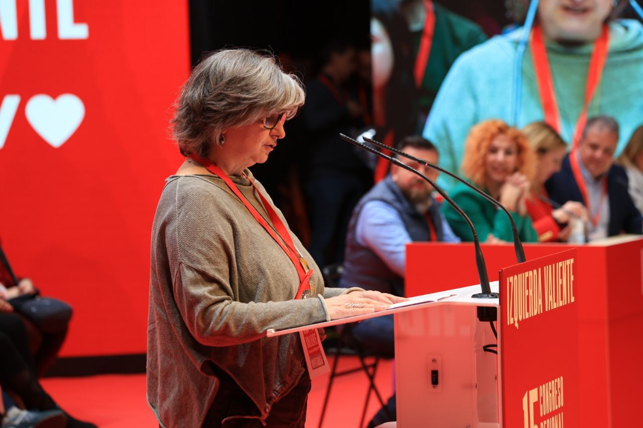 La secretaria general de CCOO Madrid, Paloma López