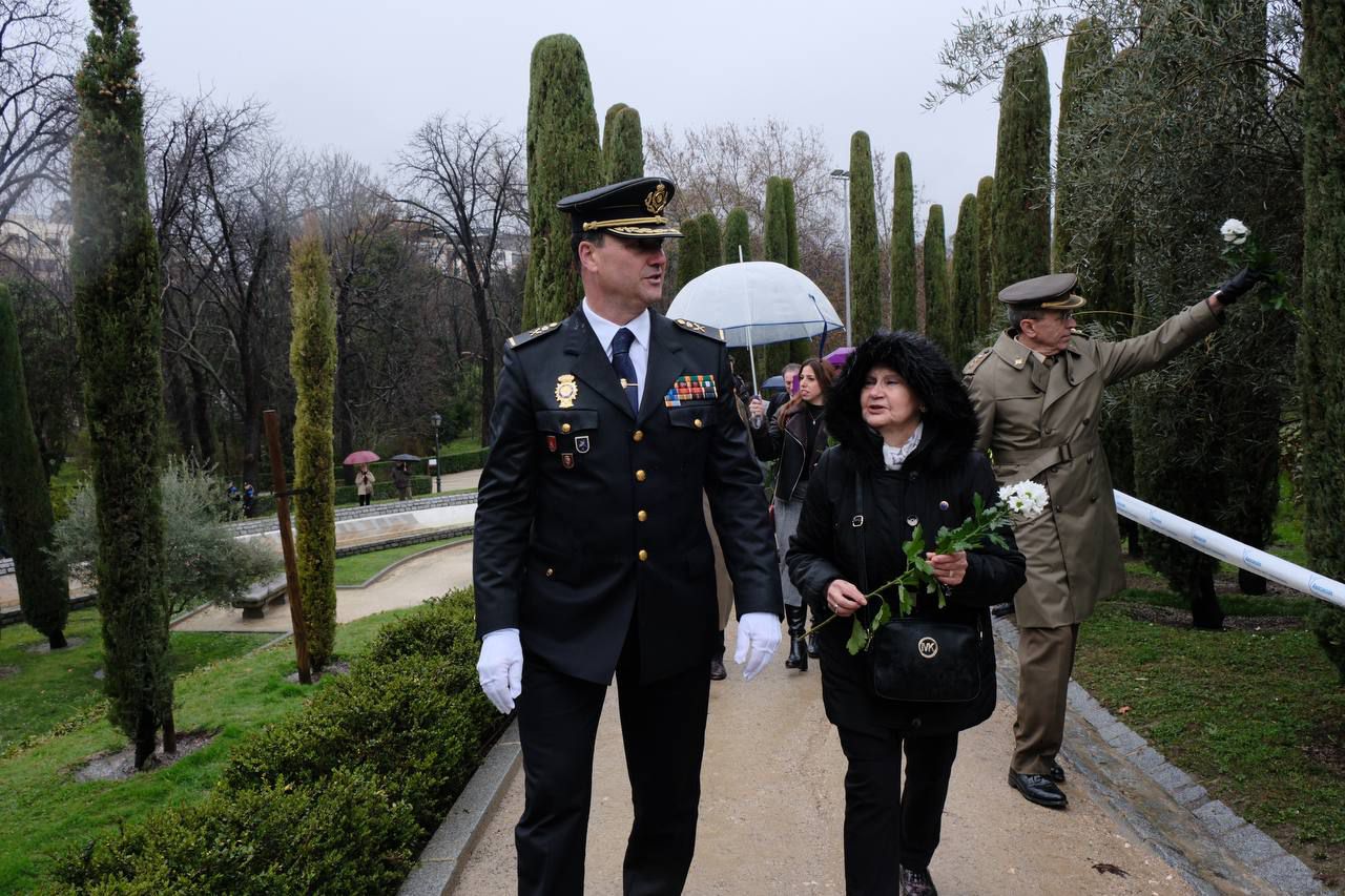 Homenaje a los fallecidos el 11M en el Bosque del Recuerdo
