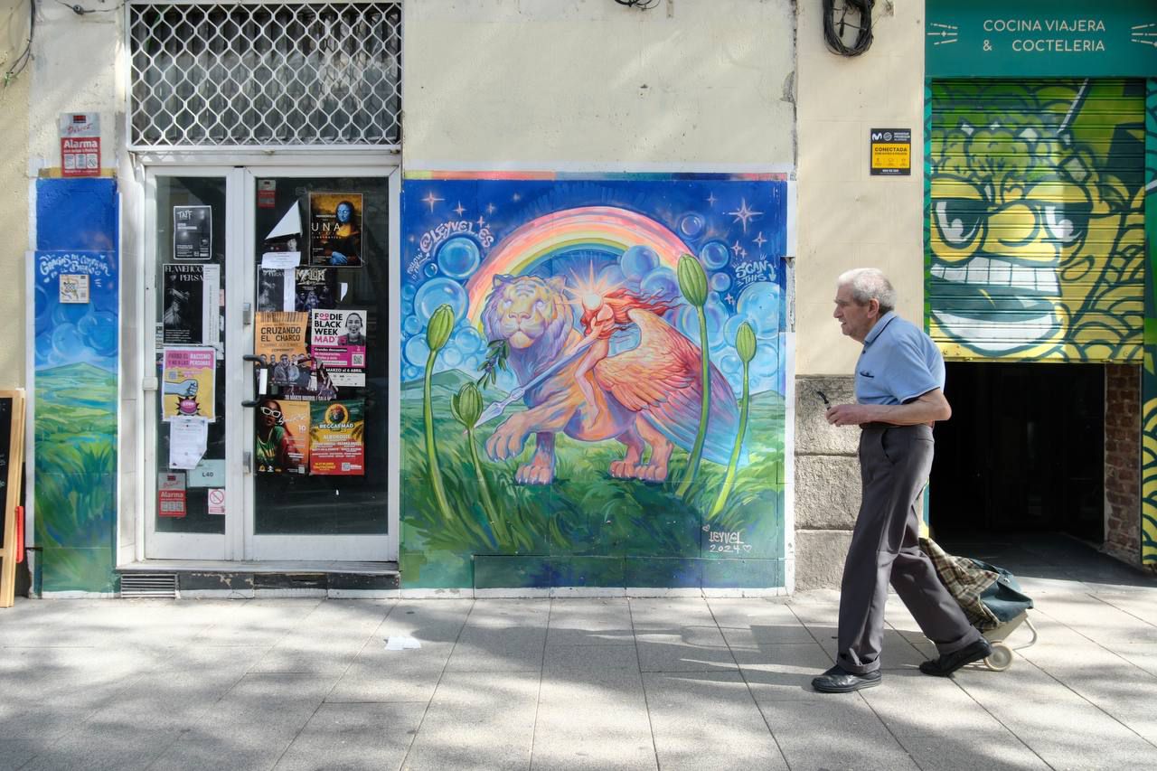 Creación de la artista madrileña Leyvel para Calle 2024