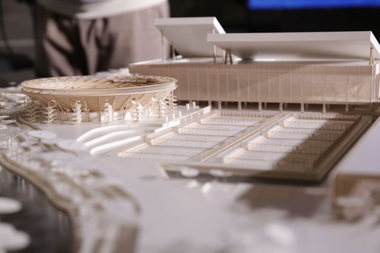 Maqueta del nuevo estadio