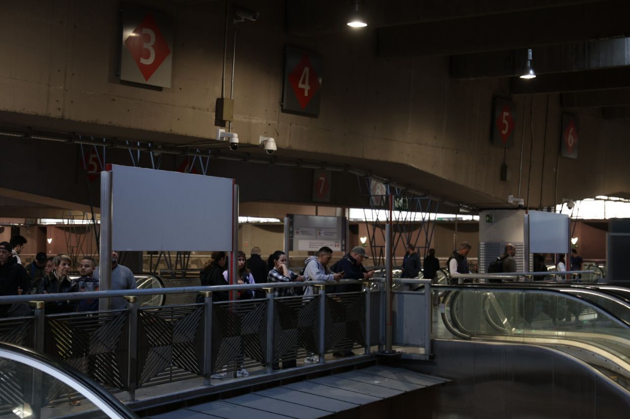 La estación de Atocha, un día después del gran apagón