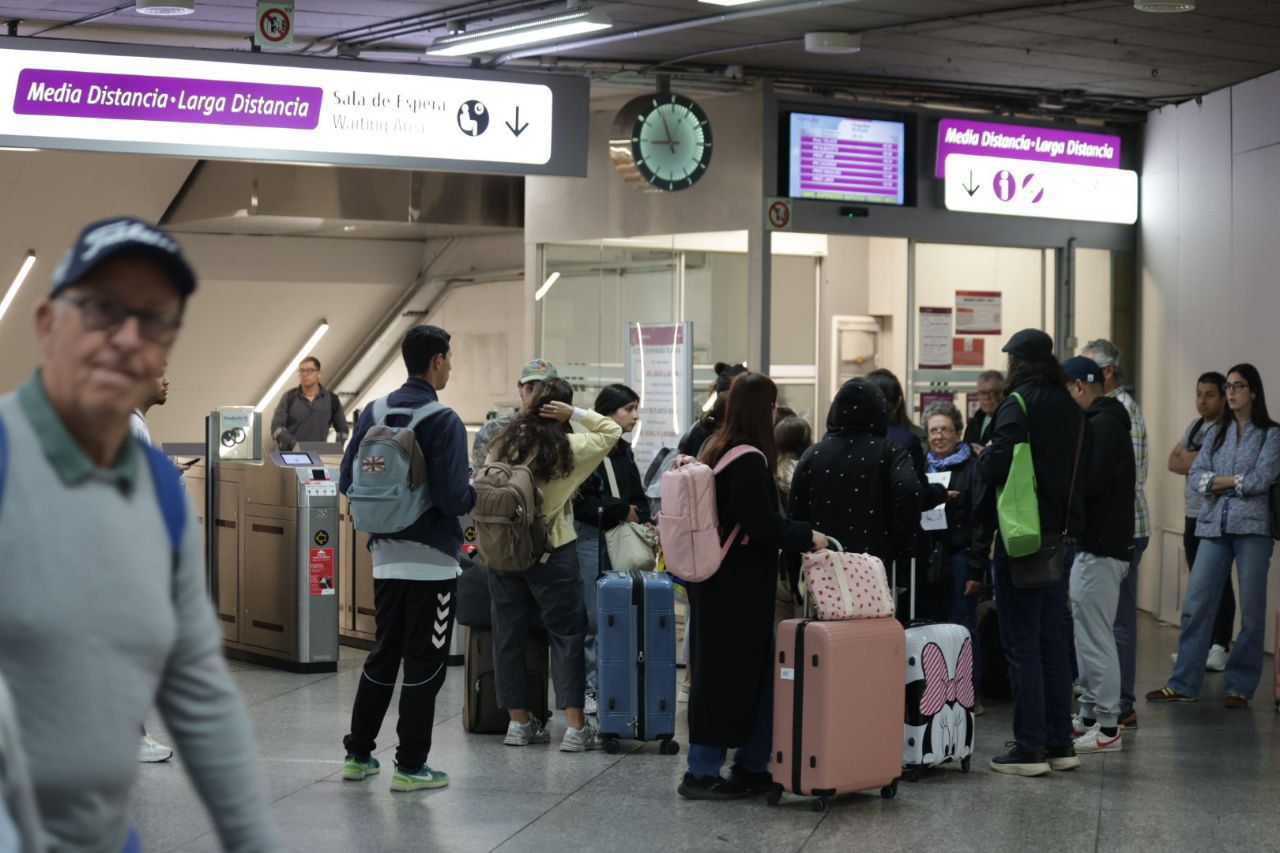 La estación de Atocha, un día después del gran apagón