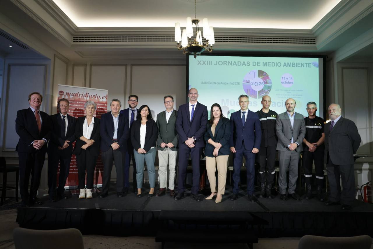 Foto de clausura de la segunda sesión de las XXIII Jornadas de Medio Ambiente