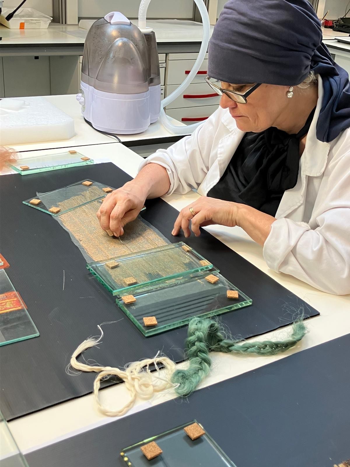 Restauración de un textil