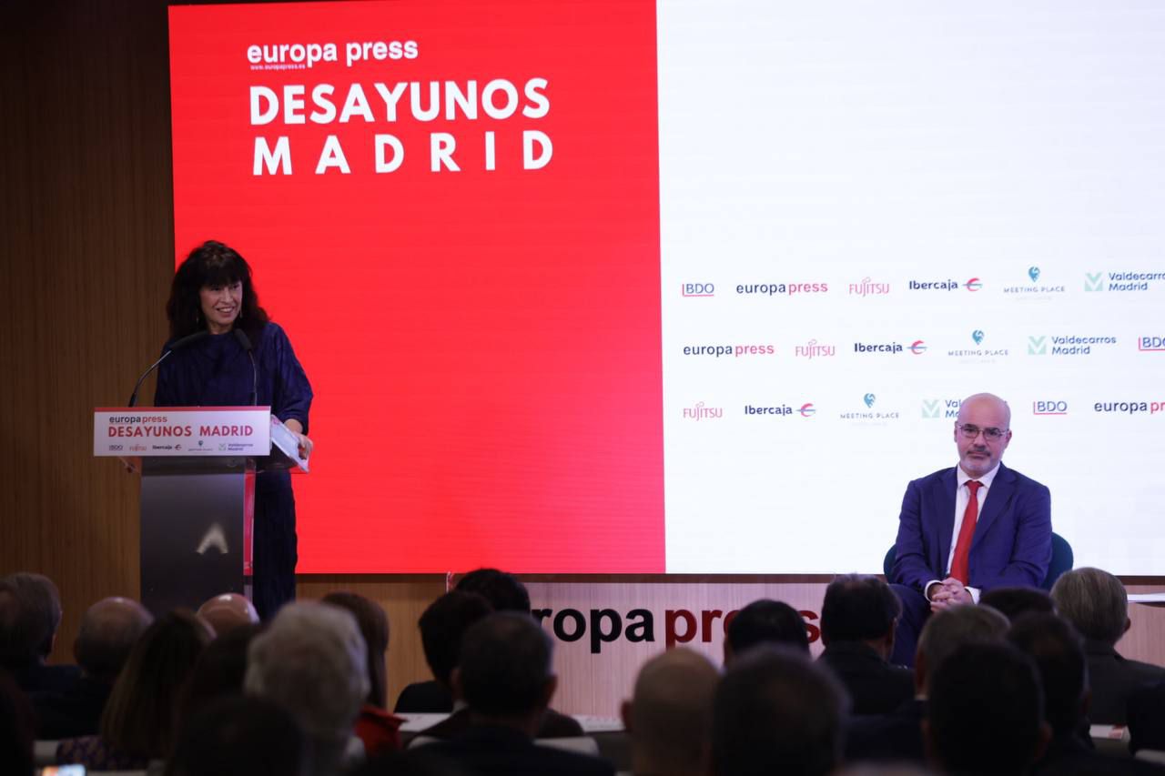 El delegado del Gobierno en Madrid, Francisco Martín, protagoniza un desayuno informativo de Desayunos Madrid organizado por Europa Press