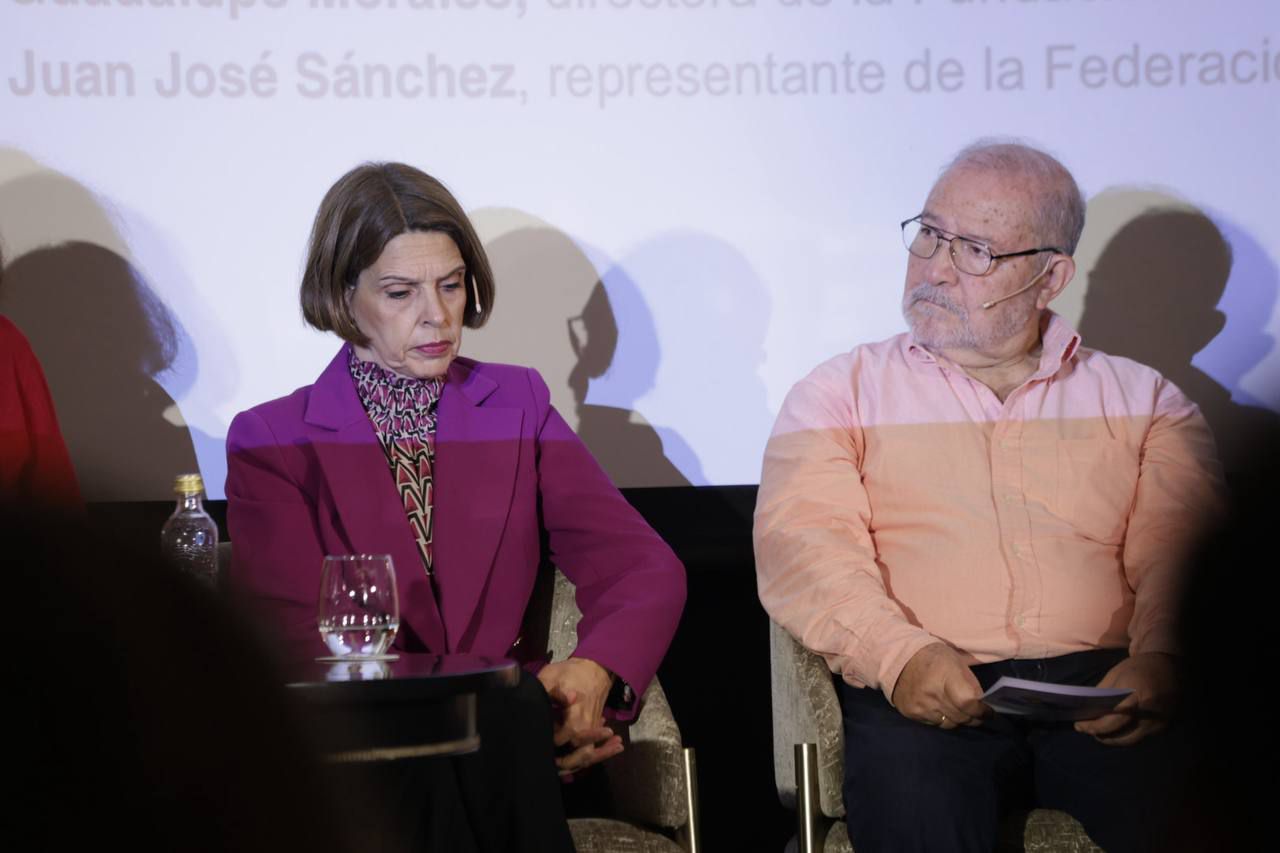 Dolores Fernández-Villa, psicóloga sanitaria y miembro profesional de Red Aipis, y Juan José Sánchez, representante de la Federación Salud Mental Madrid.