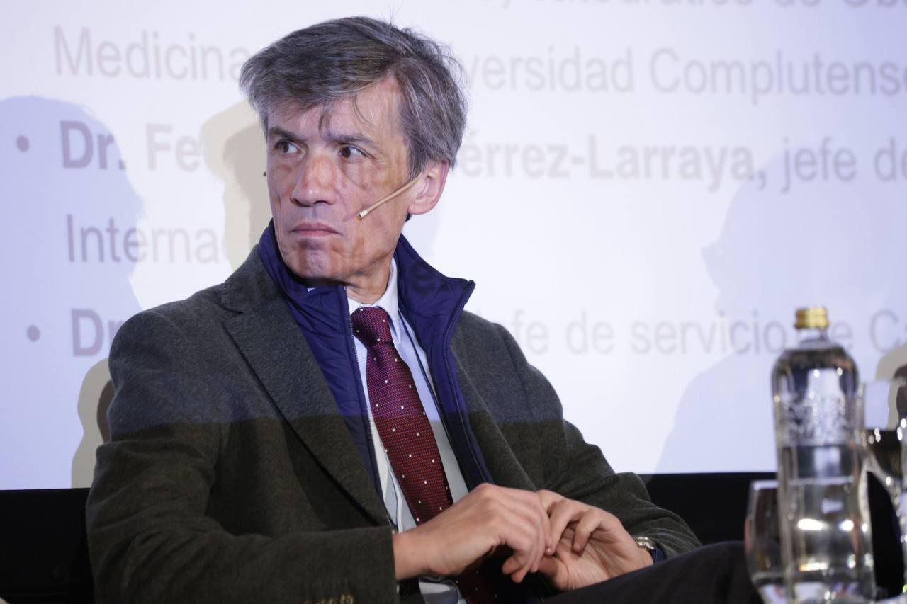 Alberto Galindo, catedrático de Obstetricia y Ginecología de la Universidad Complutense de Madrid, y Federico Gutiérrez, jefe de Cardiología Infantil del Hospital Ruber Internacional.