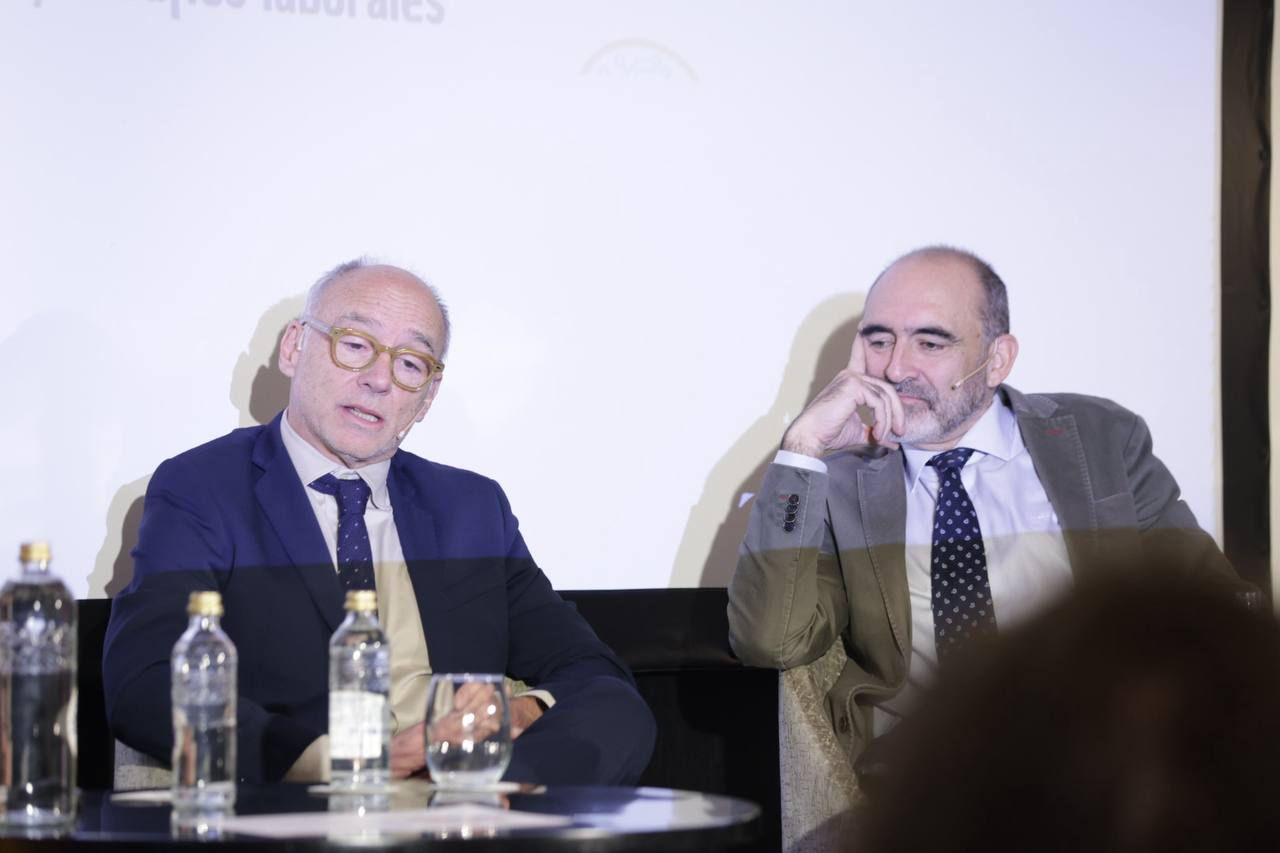 Federico Gutiérrez, jefe de Cardiología Infantil del Hospital Ruber Internacional, y Raúl Moreno, jefe de servicio de Cardiología del Hospital Universitario La Paz