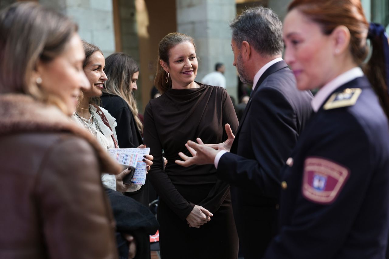 Ana Dávila, Consejera de Familia, Juventud y Asuntos Sociales en el acto conmemoración del Día Internacional de la Eliminación de la Violencia contra la Mujer