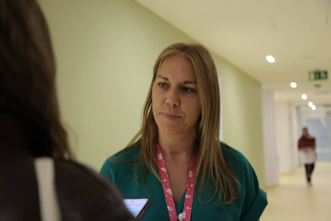 Patricia Melchor, supervisora de enfermería de la unidad neonatal
