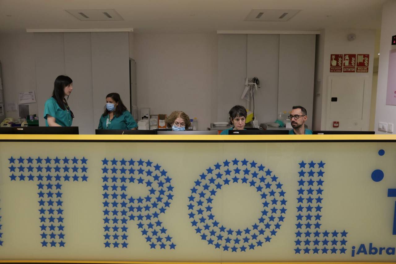 Control de enfermería de la unidad de neonatología del Hospital 12 de Octubre