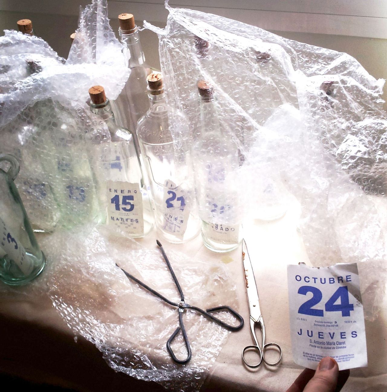 La obra de Miluca Sanz en CentroCentro, 'Estratos. La inmortalidad de lo efímero'