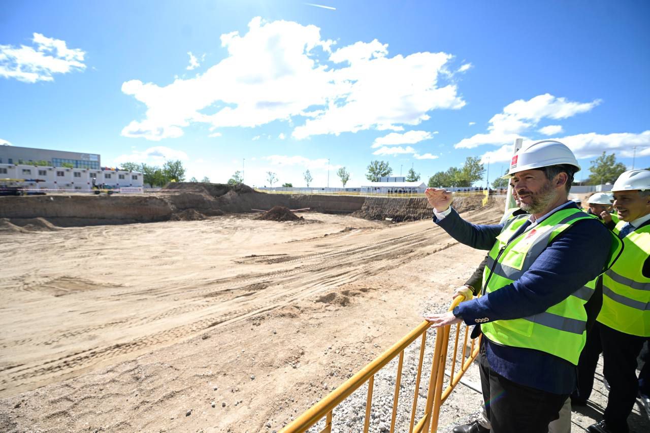 El consejero Miguel Ángel García Martín visita las obras de la Ciudad de la Justicia