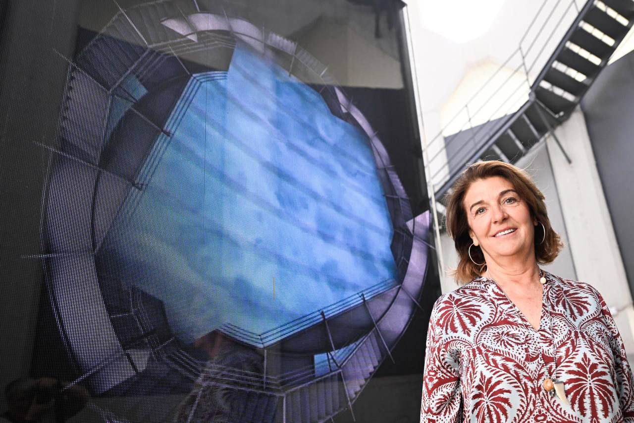 La artista Rosa Muñoz