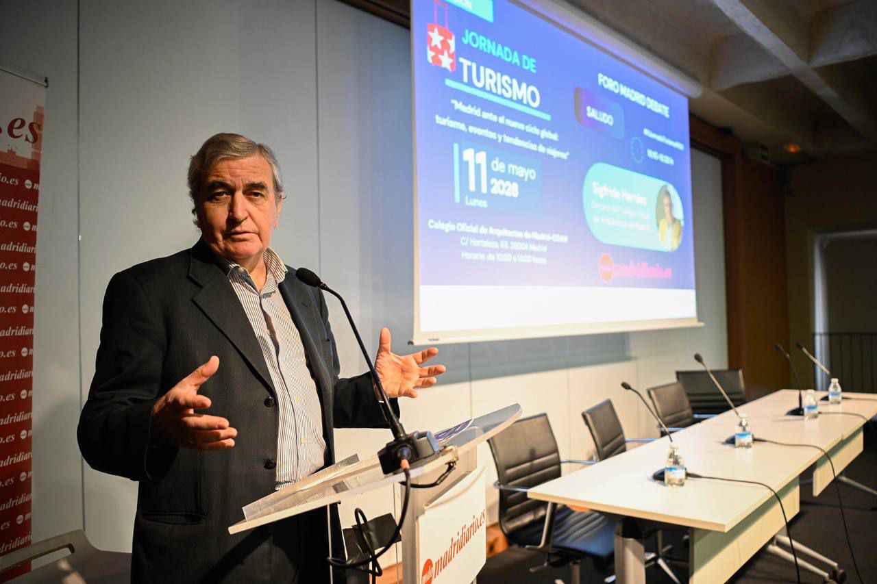El decano del Colegio Oficial de Arquitectos de Madrid, Sigfrido Herráez