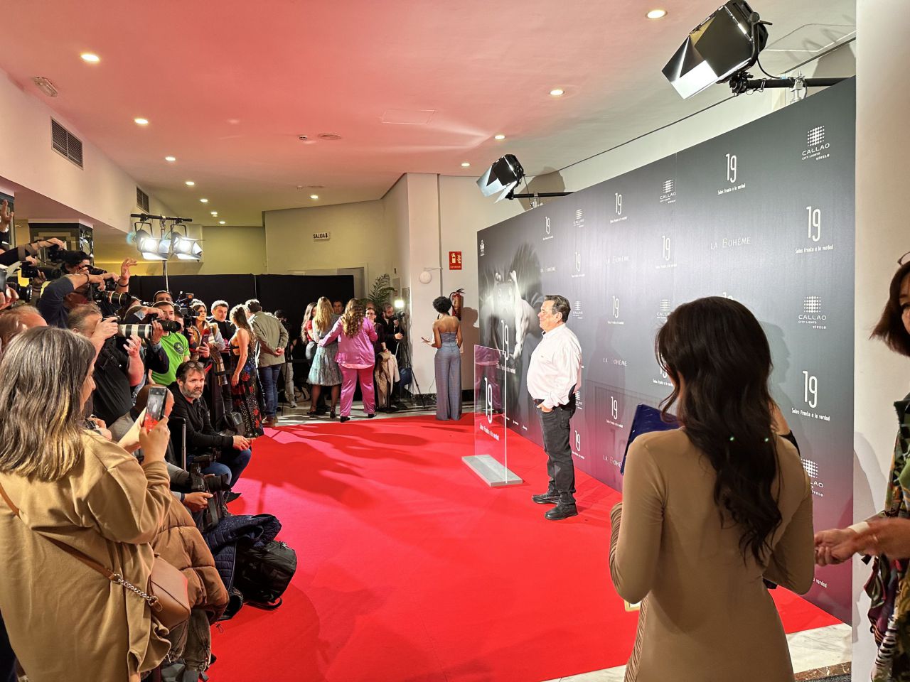 Celebración de un evento en los Cines Callao