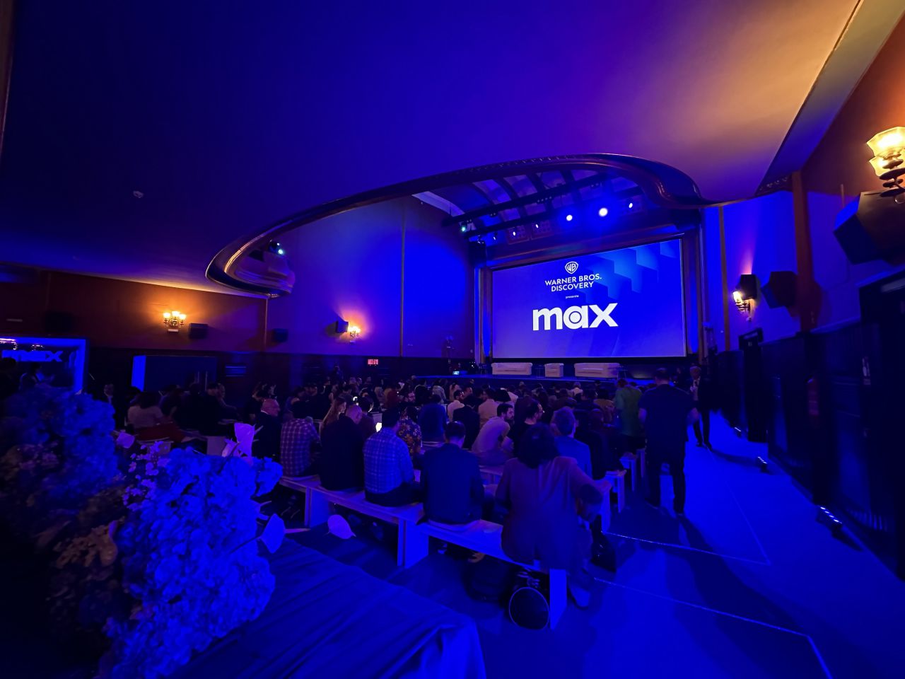 Celebración de un evento en los Cines Callao