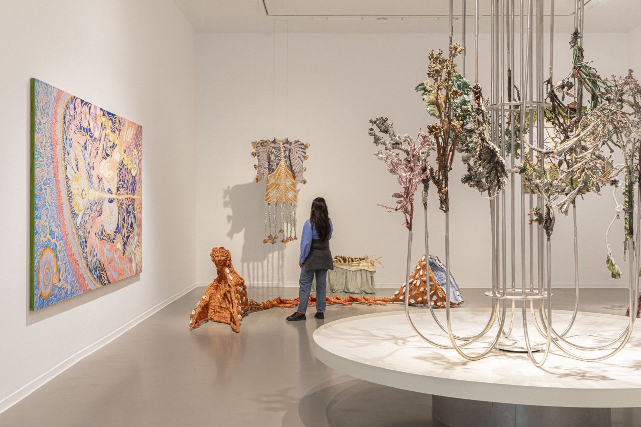 Exposición 'Y me convierto en un río, cuya lengua marrón no descansará', comisariado por Raquel Algaba