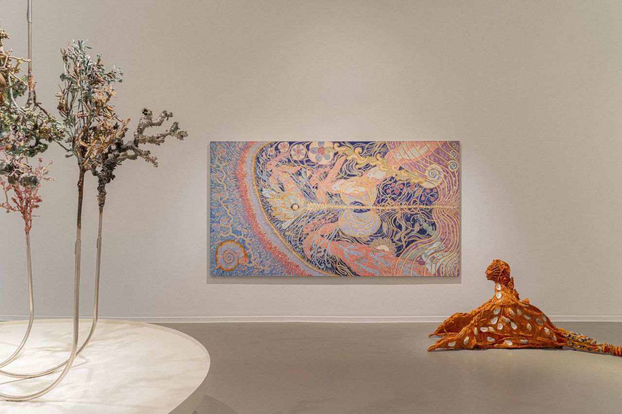 Exposición 'Y me convierto en un río, cuya lengua marrón no descansará', comisariado por Raquel Algaba