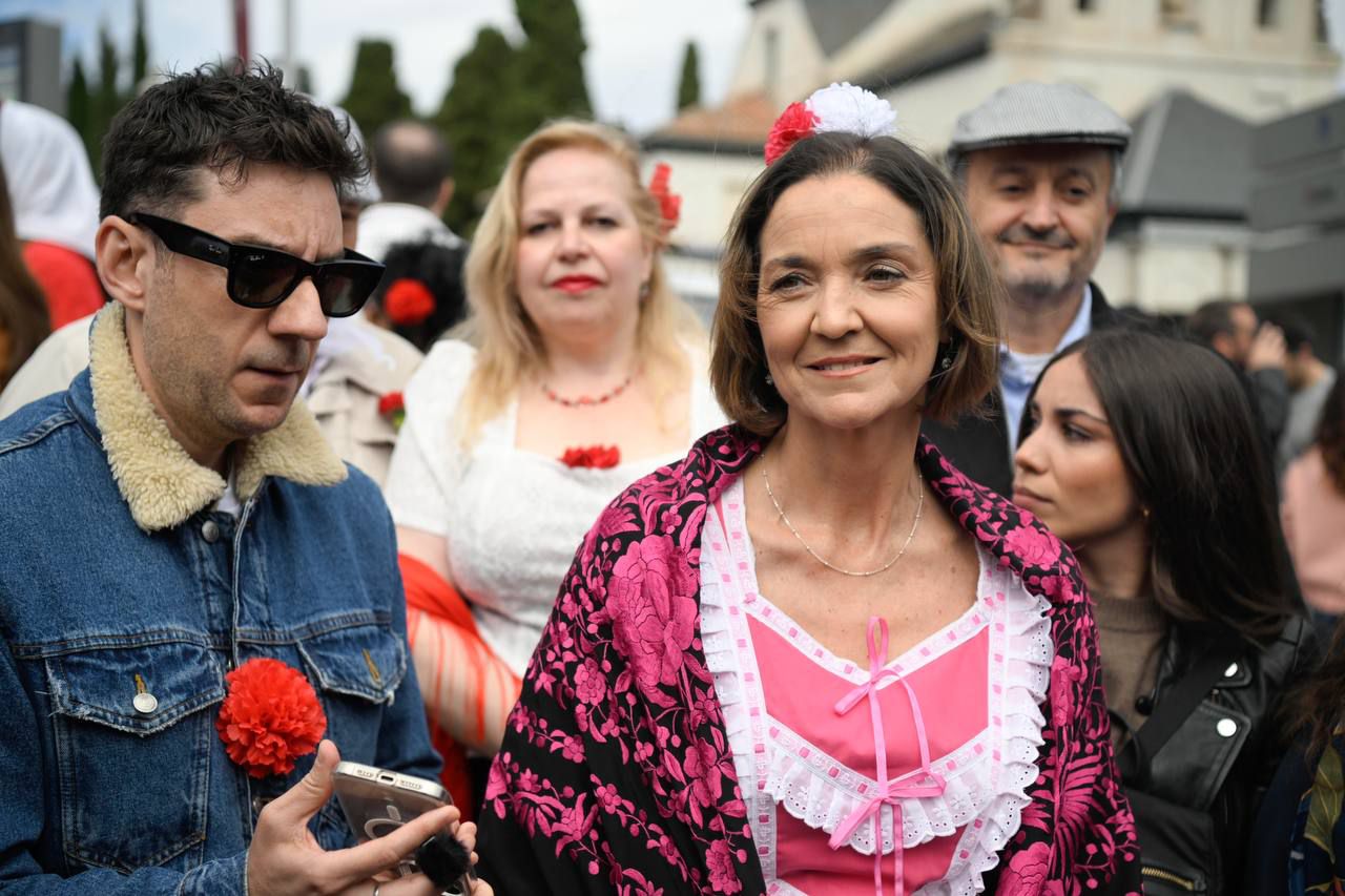 Reyes Maroto en la Pradera de San Isidro