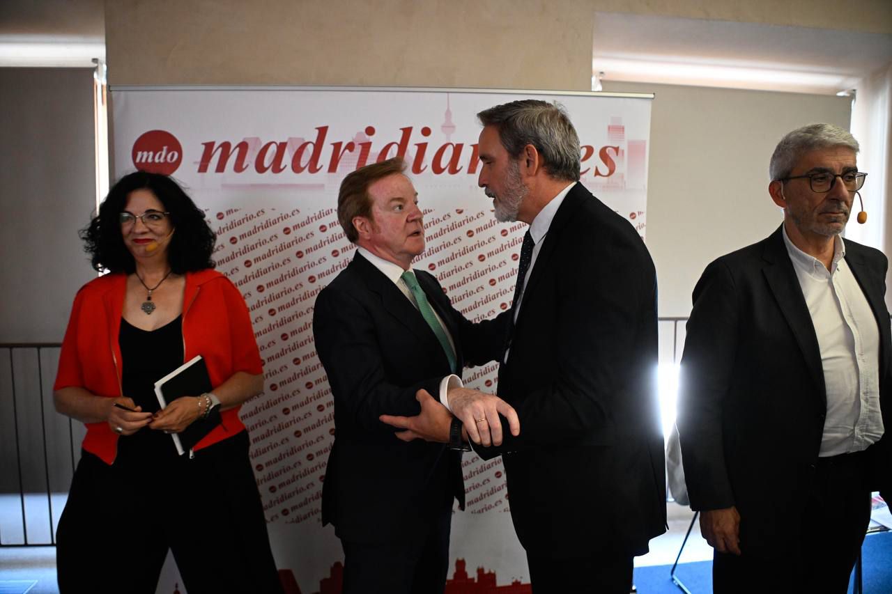 El viceconsejero con el director de Madridiario