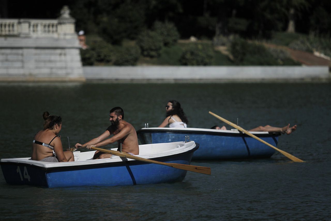 Las barcas del Retiro.
