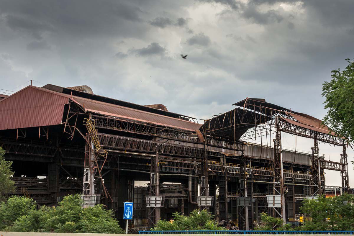 Desmantelado de la fundición de Arcelor-Mittal de Villaverde.