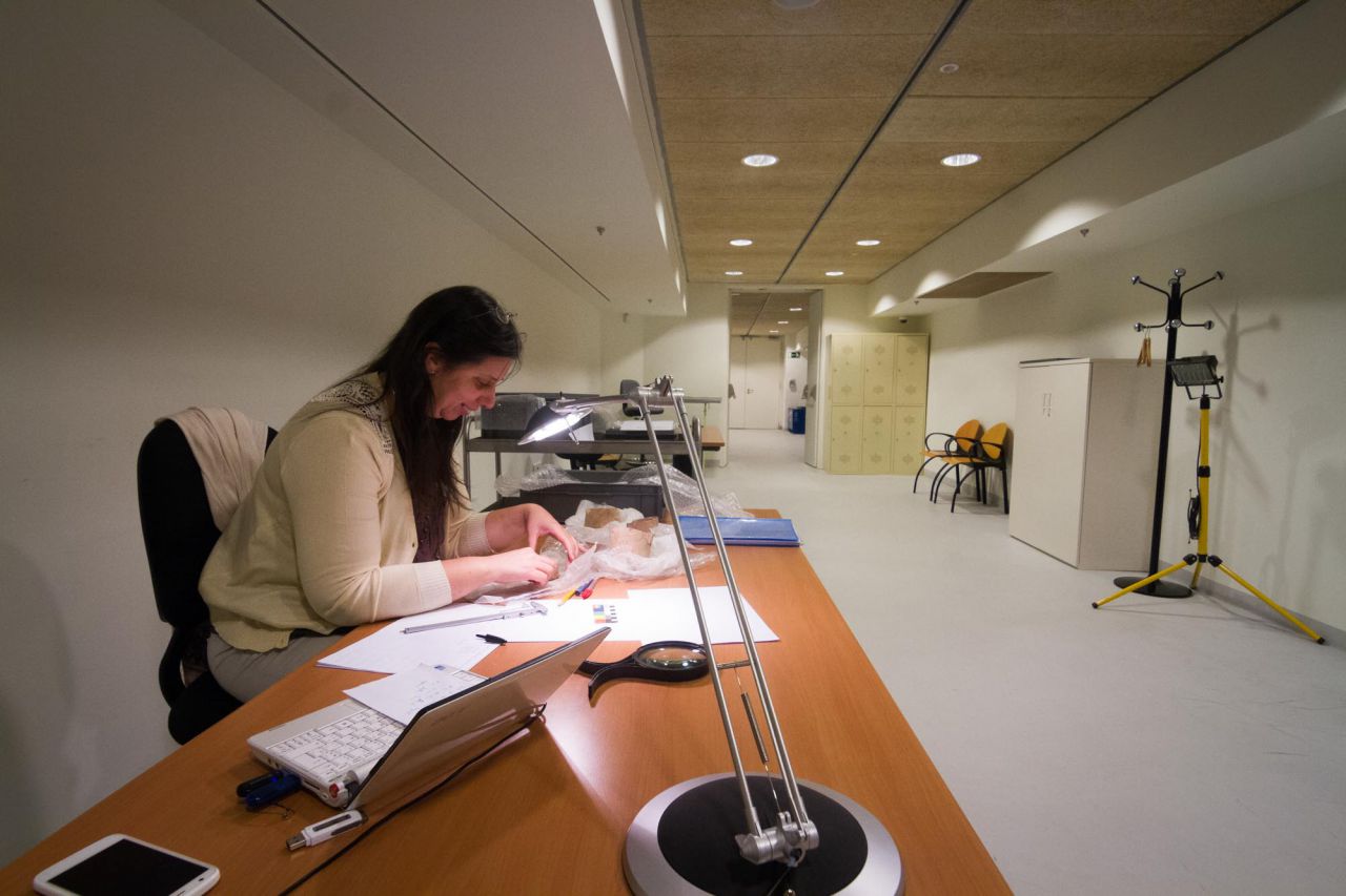 Lunes de trabajo conservación y restauración en el Museo Arqueológico Nacional.