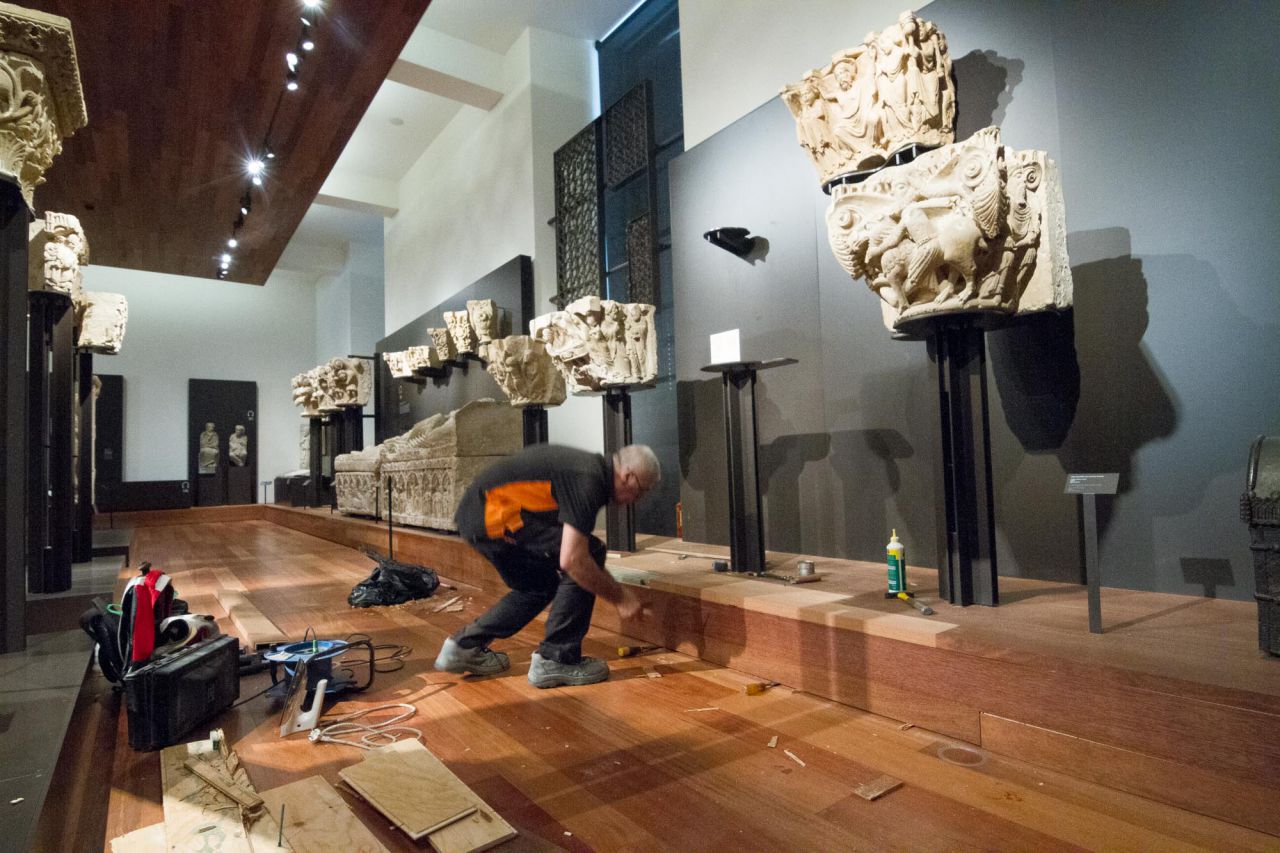 Lunes de trabajo conservación y restauración en el Museo Arqueológico Nacional.