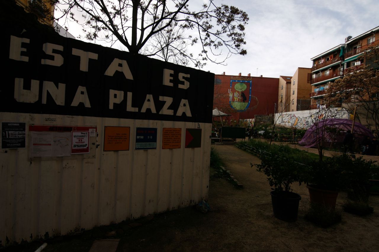 La parcela del huerto de Esta es una Plaza está cedida por el Ayuntamiento, pero acaba de finalizar el convenio.
