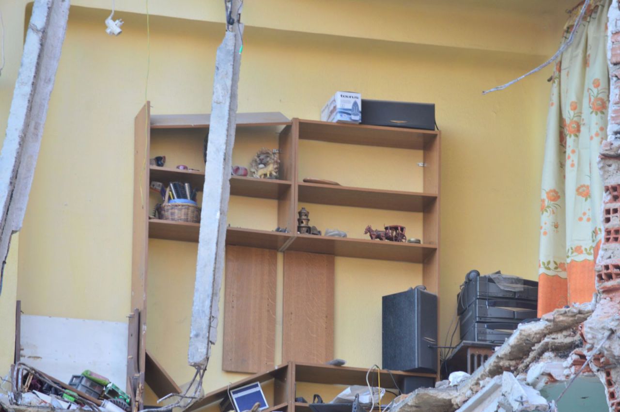 Las viviendas han quedado al descubierto