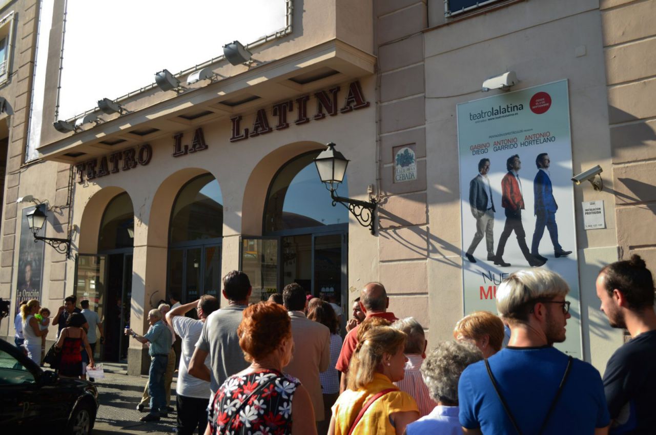 Capilla ardiente de Lina Morgan en el Teatro La Latina
