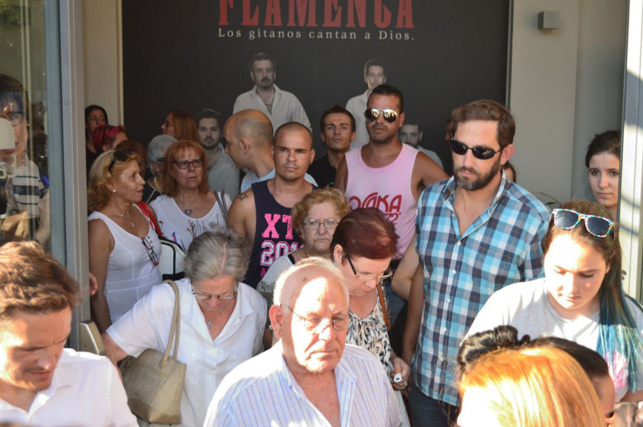Capilla ardiente de Lina Morgan en el Teatro La Latina