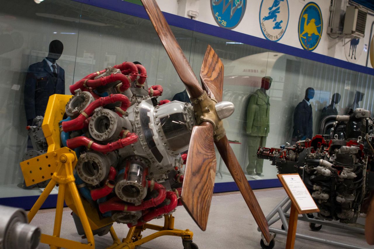 Uno de los motores de la exposición