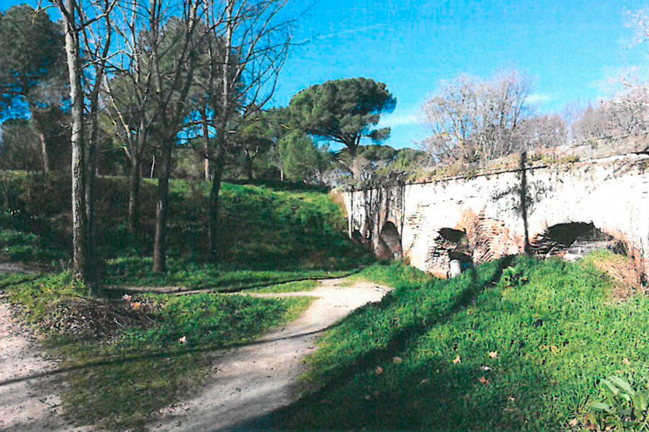 Imágenes del proyecto de restauración del acueducto de Sabatini en la Casa de Campo.